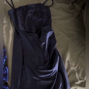 Dark blue hoco dress